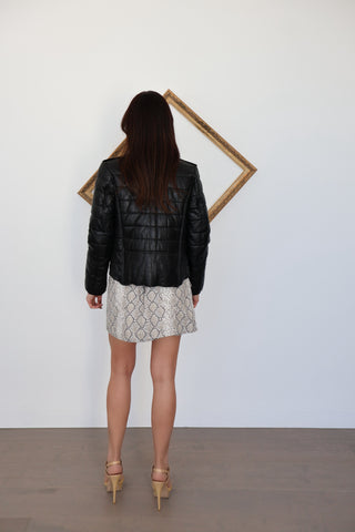 Alexander Wang x H&M Genuine Leather Quilted Jacket – Size 36