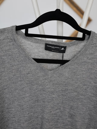 Porsche Design x Adidas grey men’s sweatshirt with minimalist design