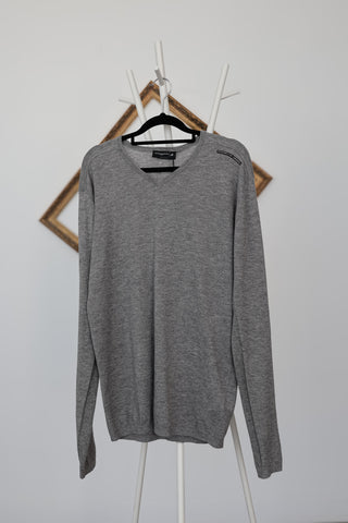 Porsche Design x Adidas grey men’s sweatshirt with minimalist design
