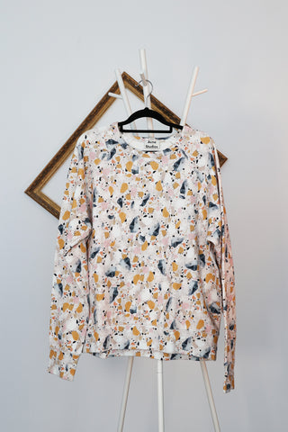 Acne Studios Terrazzo Print Men's Sweatshirt - L
