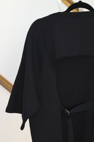 Dries Van Noten black men’s top with buckle detailing at the back