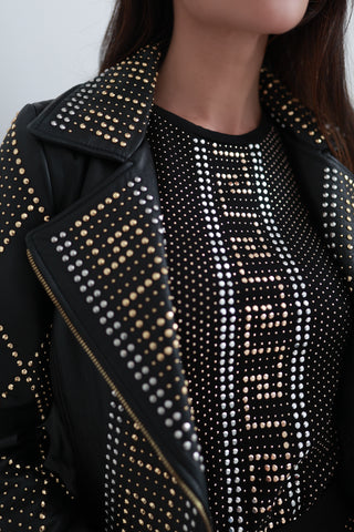 Versace x H&M Studded Sleeveless Top - 34