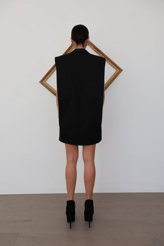 Balmain x H&M Black Sleeveless Tuxedo Vest – Size S