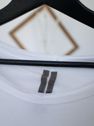 Rick Owens white double layer long sleeve shirt size medium