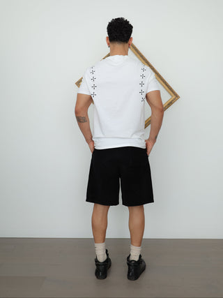 Neil Barrett Cross Graphic T-Shirt – White | Size L