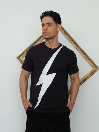Neil Barrett Thunderbolt T-Shirt – Black | Size L
