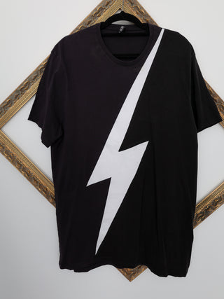 Neil Barrett Thunderbolt T-Shirt – Black | Size L