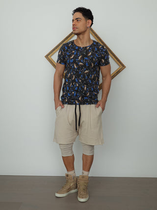 Acne Studios Terrazzo Print T-Shirt – Black | Size L