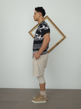Neil Barrett Camouflage T-Shirt – Black | Size L