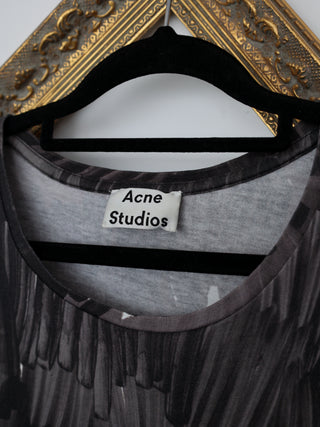 Acne Studios Marker Logo T-Shirt – Grey | Size M