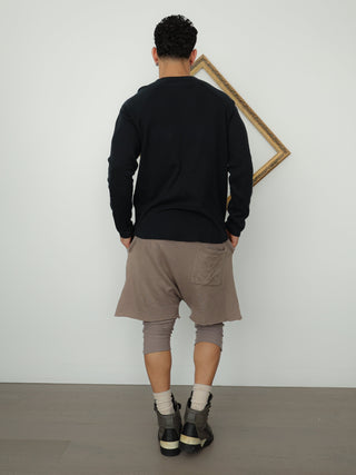  Norse Projects Tyr Raglan Crew Sweatshirt – Black | Size L