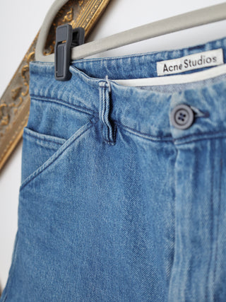  Acne Studios Denim Shorts – Mid Blue | Size 48