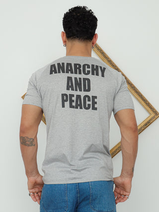 Maison Mihara Yasuhiro Graphic V-Neck Tee – Grey | L
