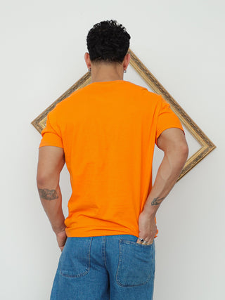 Kenzo Tiger Print T-Shirt – Orange | Size XL