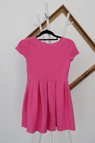 Polo Ralph Lauren girls pink short sleeve polo dress, size 8–10 years.