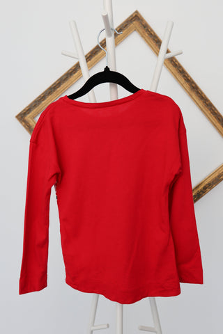 Little Marc Jacobs red long sleeve kids T-shirt, size 5 years.