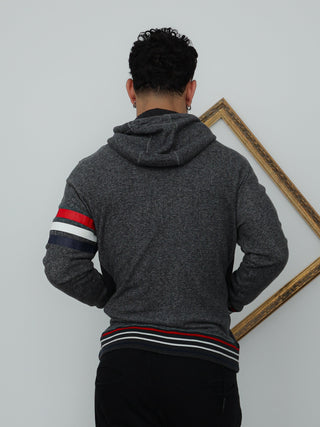  Thom Browne New York Striped Zip-Up Hoodie – Size 3