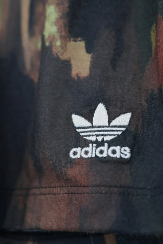 Adidas Originals x Pharrell Williams brown unisex kids summer shorts, size 3–4 years.