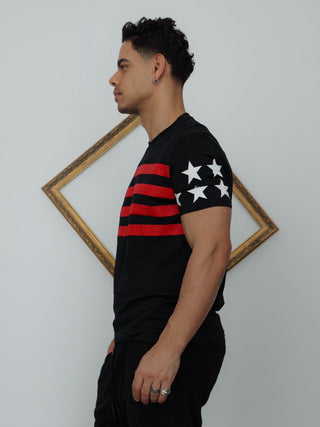 Givenchy Stars & Stripes Print T-Shirt – Size L