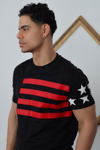Givenchy Stars & Stripes Print T-Shirt – Size L