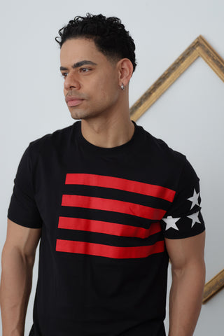 Givenchy Stars & Stripes Print T-Shirt – Size L