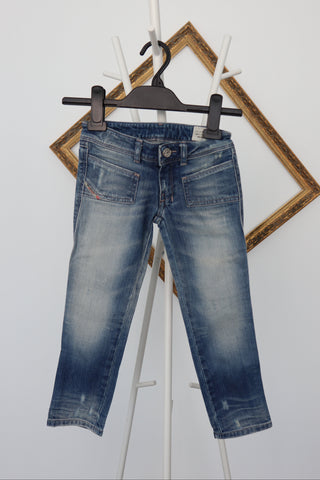 Diesel Kids blue stretch jeans Hushy K SP3 wash, size 4 years.