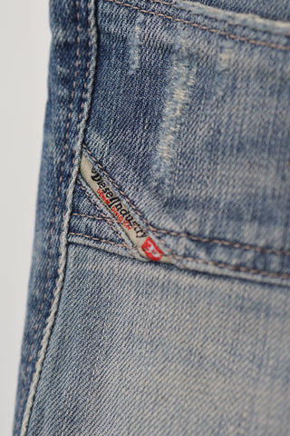 Diesel Kids blue stretch jeans Hushy K SP3 wash, size 4 years.