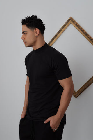  Y-3 Short Sleeve Mock Neck Top – Size L