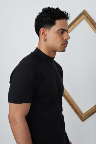Y-3 Yohji Yamamoto Black Elongated Top - L