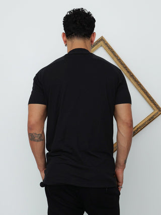 Y-3 Yohji Yamamoto Black Elongated Top - L