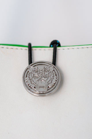 Kenzo x H&M limited edition white genuine leather tote bag.