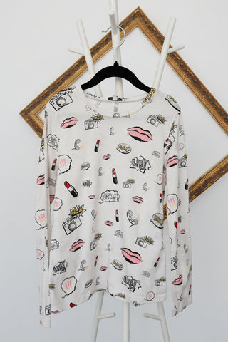 Marc Jacobs kids white cotton long sleeve shirt size 10 years.
