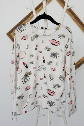 Marc Jacobs kids white cotton long sleeve shirt size 5 years.