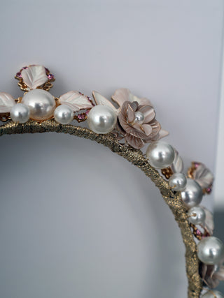 Ael Este Gold Sofia Pear Headband - OS