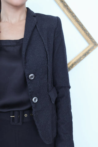 Escada Sport Virgin Wool Fitted Blazer - 6