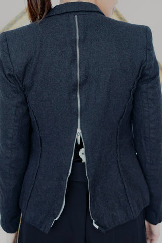 Escada Sport Virgin Wool Fitted Blazer - 6