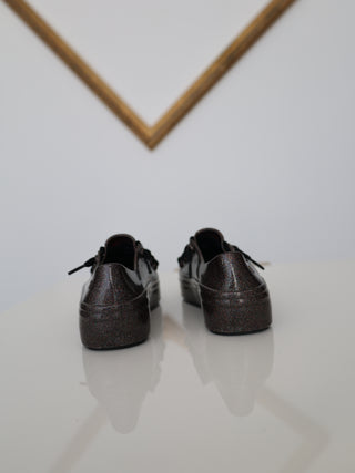 Melissa Ulitsa Mel Dreamed glitter vegan plastic shoes size 32 EU.