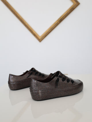 Melissa Ulitsa Mel Dreamed glitter vegan plastic shoes size 32 EU.