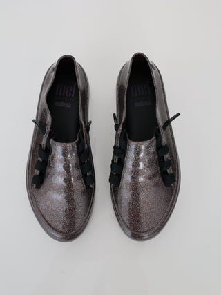 Melissa Ulitsa Mel Dreamed glitter vegan plastic shoes size 32 EU.