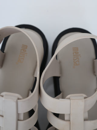 Melissa Flox III beige strappy sandals size 35/36 EU.