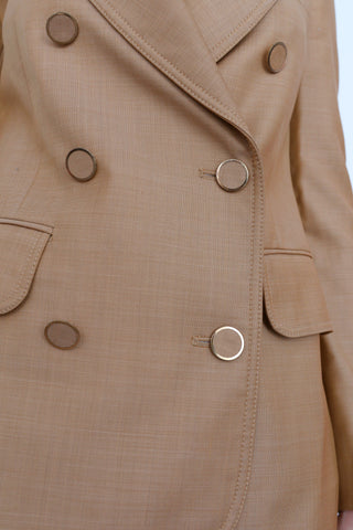 Zimmermann Wool Suit – Camel, Jacket 0P / Pant 0