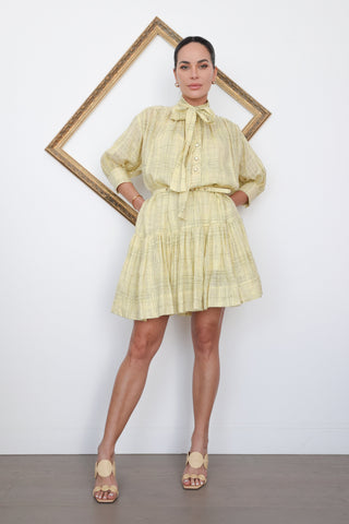 Zimmermann Harmony Check Mini Dress - 0