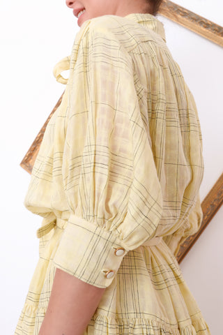 Zimmermann Harmony Check Mini Dress - 0