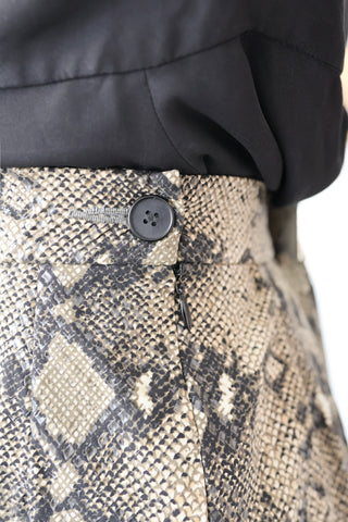 Archive Yves Saint Laurent Snakeskin Skirt – Size FR 38