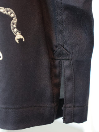 AllSaints Skorpio navy blue short sleeve men’s shirt