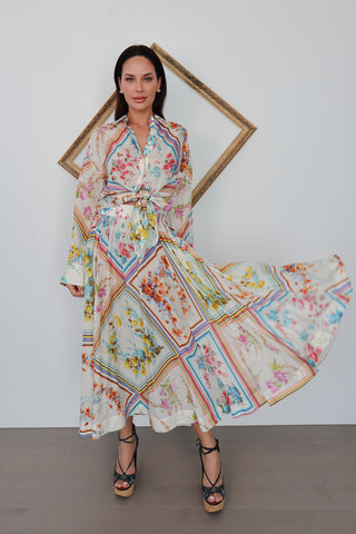 Zimmermann Halcyon Blouse and Skirt Set 0-1