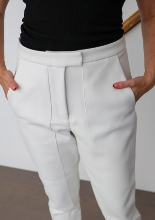 Josh Goot white tailored trousers size AU 10.