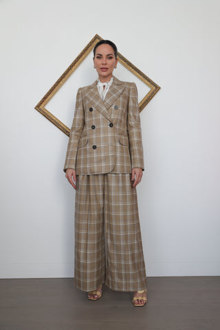 Zimmermann Checkered Suit – Tan, Size 1
