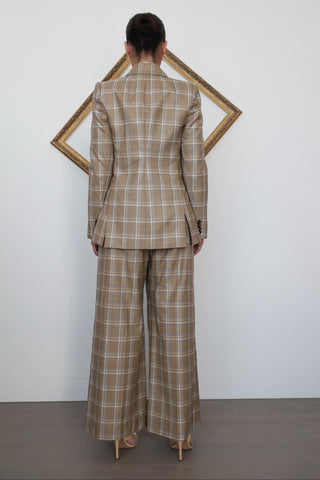 Zimmermann Checkered Suit – Tan, Size 1