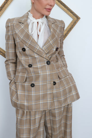 Zimmermann Tonal Check Wool Suit - 10